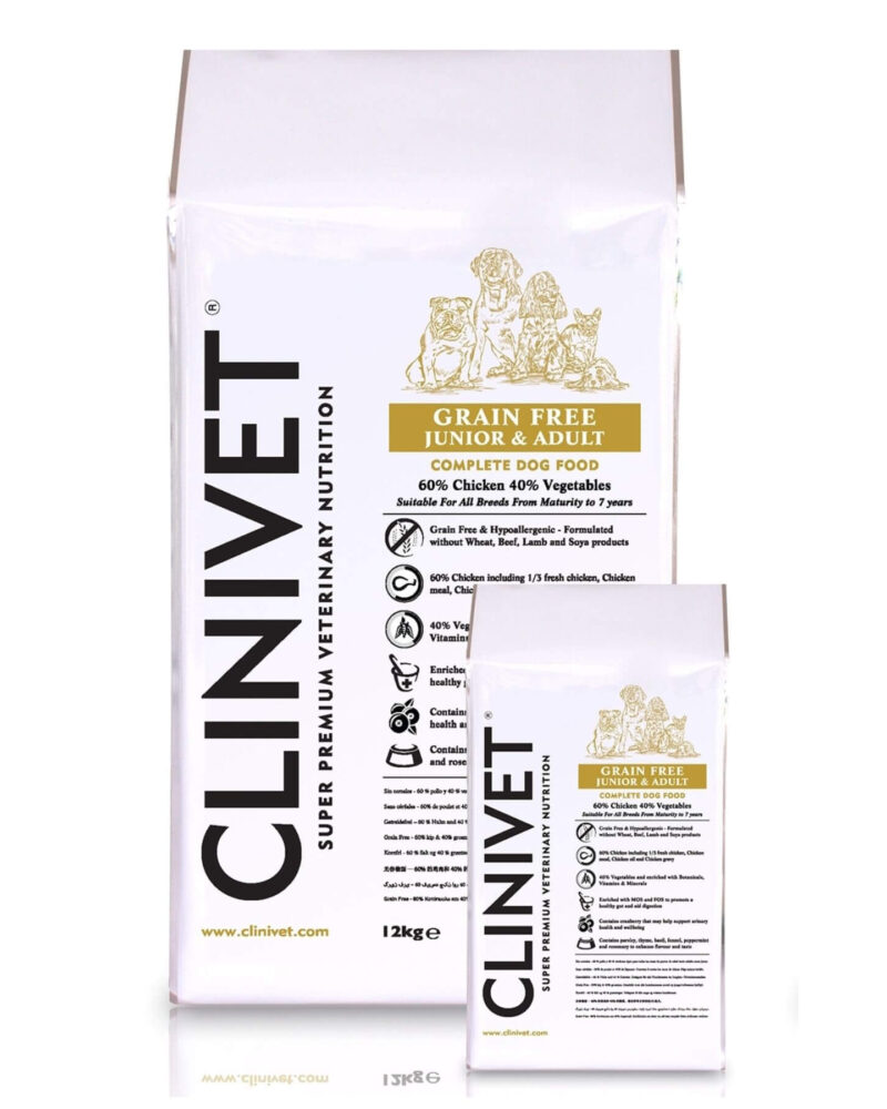 Clinivet Grain Free Chicken viljaton kuivaruoka