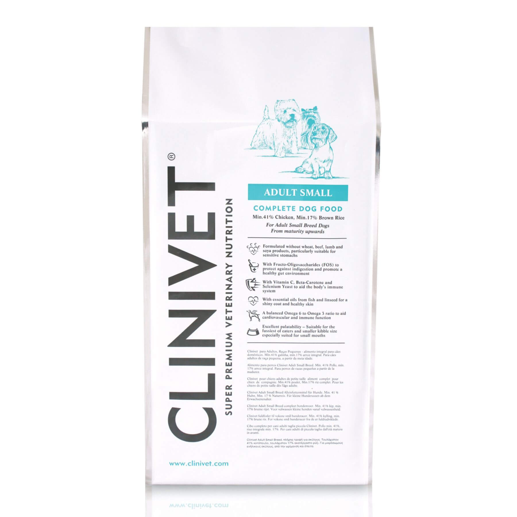 CLINIVET Adult Small - pienen koiran ruoka